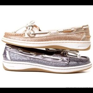 Coach glitter boat shoes Color Rose Gold